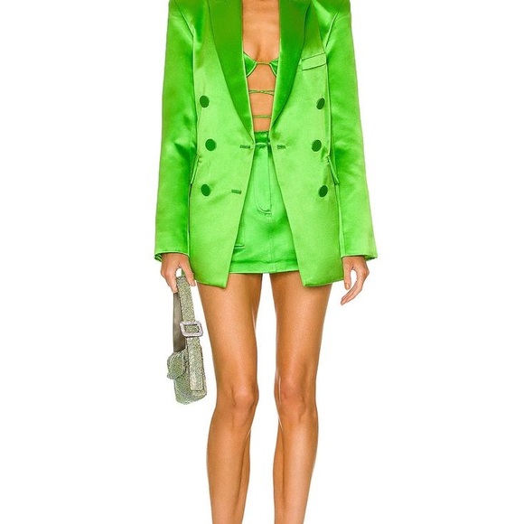 Alex Perry Comer Bralette in Apple - Picture 4 of 11